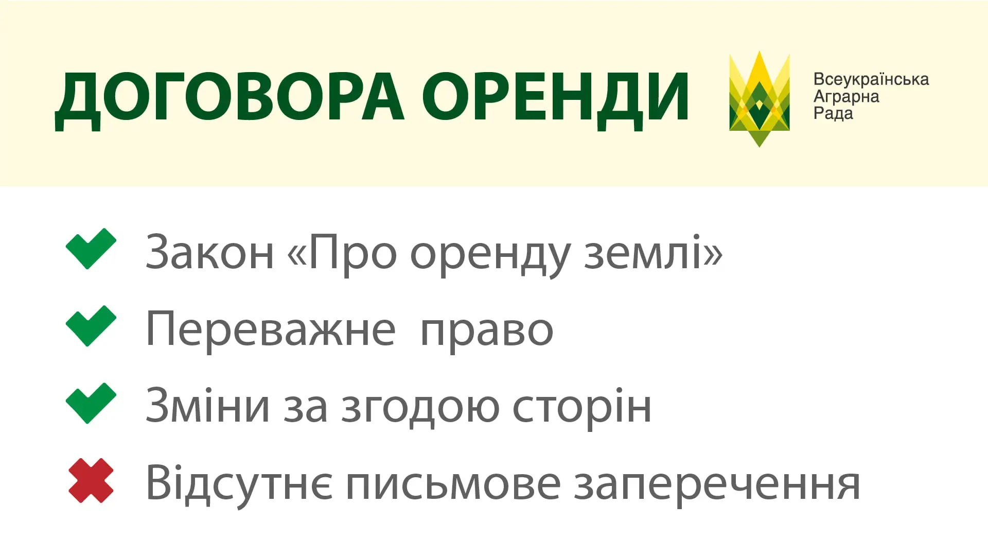 Договора оренди