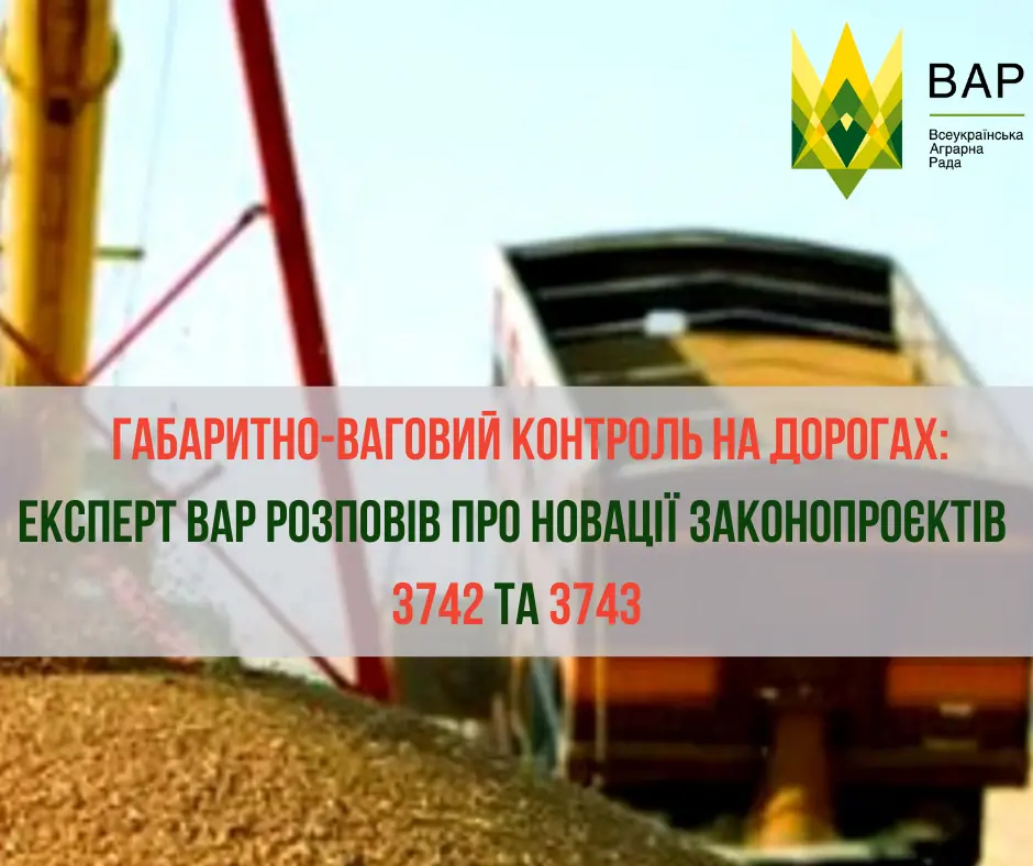 Габаритно-ваговий контроль на дорогах: експерт ВАР розповів про новації законопроєктів №3742 та №3743
