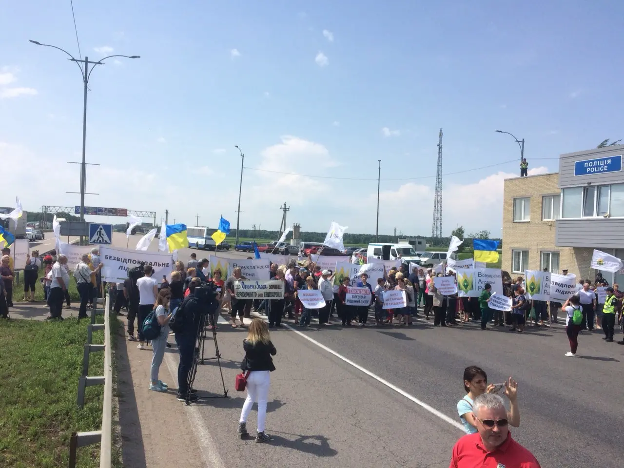 Аграрії Черкащини провели попереджувальну акцію протесту 